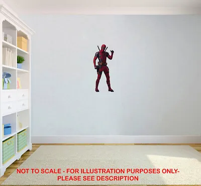 £2.49 • Buy Deadpool Superhero Children Kids Bedroom Vinyl Decal Wall Art Sticker 