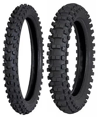 New Dunlop 80/100-21 & 110/100-18 Geomax MX34 Off-Road MX Trail Tire Set • $218.07