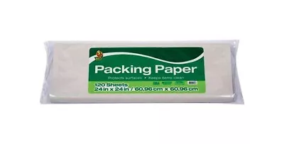 Duck 1139951 White Packing Paper 24 W X 24 L In. • $26.85