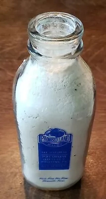  Promised Land Dairy Floresville TX Polyglazed Quart Milk Bottle Vintage • $19