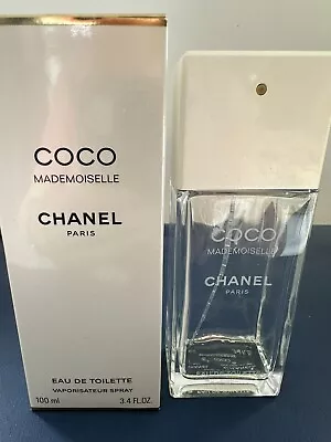 Genuine Chanel Coco Mademoiselle 100ml Bottle Boxed *used* • £5