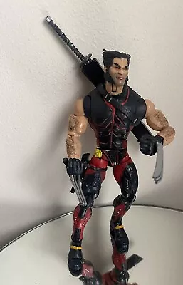 Marvel Legends Wolverine Action Figure Red & Black X-Men Classics Toybiz 2005 VG • £19.99