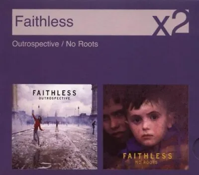 Faithless : Outrospective/no Roots CD 2 Discs (2007) FREE Shipping Save £s • £2.38