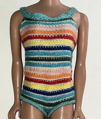 Vintage Barbie Bend Leg MIDGE #1080 Original SWIMSUIT * 1965-1966 • $14.99