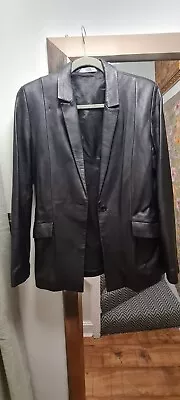 Marks And Spencer Real Leather Jacket 14 • £30
