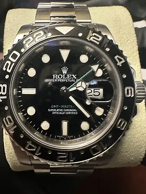 Rolex GMT-Master II Black Dial & Bezel Automatic MINT CONDITION One Owner • $12600