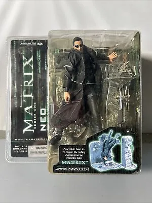 Mcfarlane Matrix Series One Neo Action Figure Lobby Shootout Scene NEW • $40
