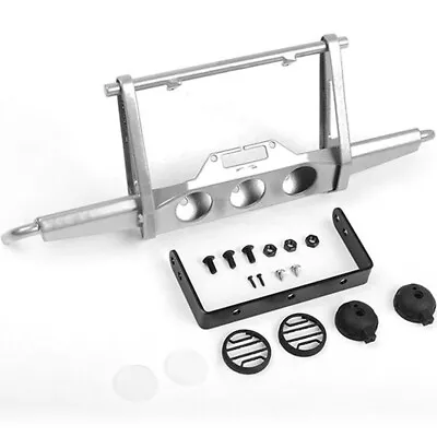 RC4WD VVV-C0957 Shirya Front Winch Bumper Silver W/ Lights : Vanquish VS4-10 • $92