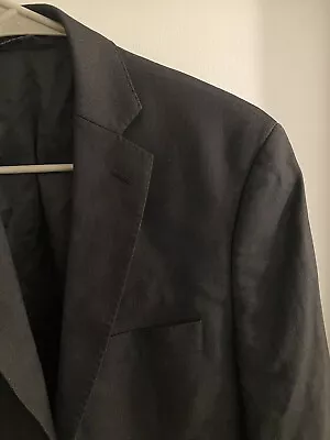 Marc Anthony Blazer 38R Slim 100% Wool Dark Charcoal Gray Suit Coat Jacket • $39