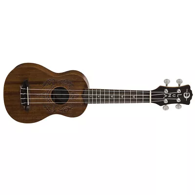 Luna Mahogany Series Tattoo Soprano Pineapple Ukulele Uke Tribal Design +Gig Bag • $99