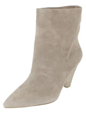 $149 Vince Camuto Womens Regina Suede Ankle Boot Shoes Wild Mushroom US 8.5 • $62.99