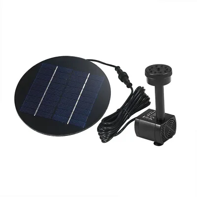 Solar Panel  Pump Brushless Pond Pull For Bird Bath Pool Yard J1F3 • £26.95