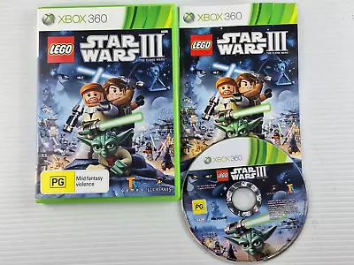 Lego Star Wars III (3) The Clone Wars Xbox 360 Complete • $19.95