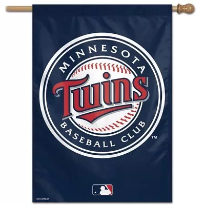 Minnesota Twins 28 X40  House Flag Wall Banner Mlb Licensed • $19.99