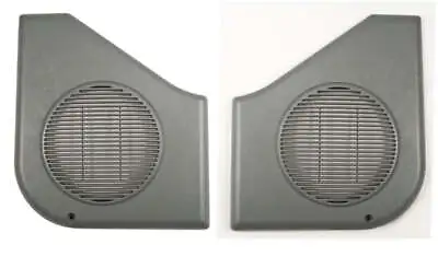 1987-1993 Ford Mustang Door Panel Speaker Grills Covers Smoke Gray LH RH Pair • $38.53