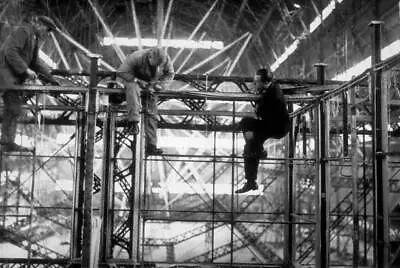 Workmen Process Dismantling Airship R101 Work High Up Structure 1931 Old Photo • $5.78