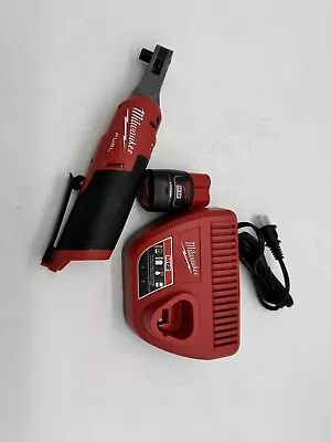 Milwaukee M12 FUEL 3/8  High Speed Ratchet 2567-20 Kit 2.0 Ah Battery + Charger • $189.99