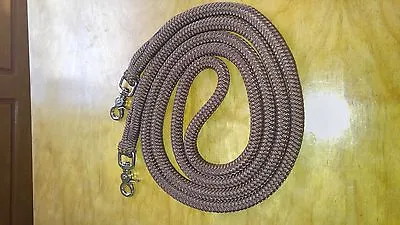 8 Ft. Brown Yacht Rope Snap-on Finesse Rein For Parelli Training  • $24.95