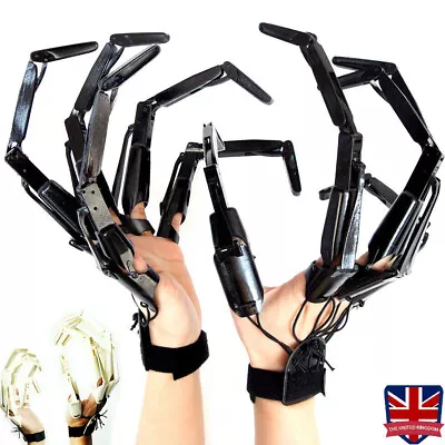 3D Printed Halloween Articulated Fingers Extensions Flexible Finger Decoration • £11.88