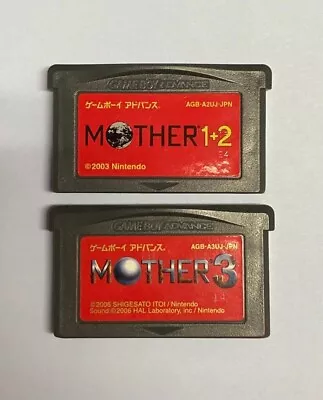 Mother 1+2 3 Nintendo Gameboy Advance GBA Japanese Edition Authentic Cartridge • $109.73