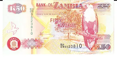 $0.70 • Buy Zambia Fifty Kwacha 2007--