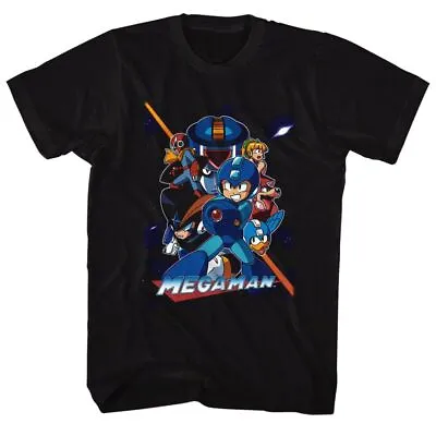 Megaman Mega Man Team Up Capcom Adult T-Shirt • $19.95