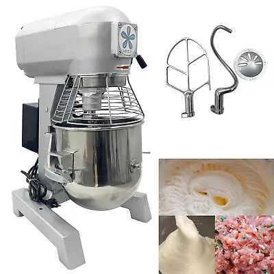 110V Commercial Multi-purpose Mixer Food Flour Dough Mixer 10L 3 Speed • $676.40