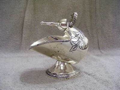 $35 • Buy Vintage Silver Plate Sugar Bowl Scuttle With Small Sugar Scoop