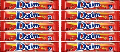 Marabou Daim Dubbel 10 X 56 Gram Milk Chocolate Crispy Almond Toffee • $49.99