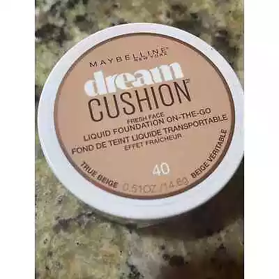 Maybelline Dream Cushion Fresh Face Liquid Foundatation 40 True Beige • $7.99