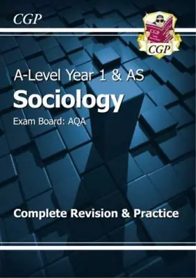 New A-Level Sociology: AQA Year 1 & AS Complete Revision & Practice CGP Books  • £3.70