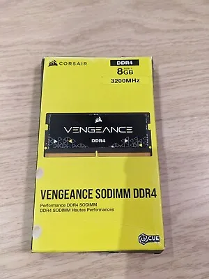 8GB (1x8GB) Corsair VENGEANCE SODIMM PC4-25600 (3200) Non-ECC Unbuffered DDR4 • £17.99