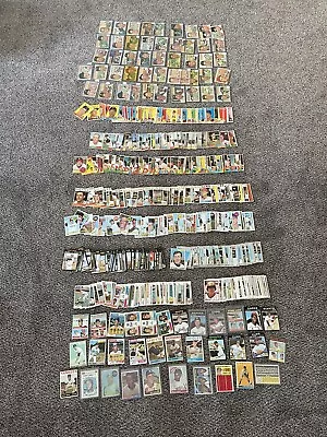 Huge 500+ Card Vintage Baseball Lot  Jackson RC Mays Banks 1950s - 1970s Loaded! • $106.38