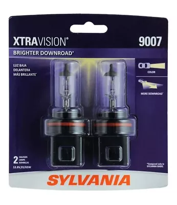 Sylvania 9007 XtraVision Halogen Headlight Bulb Pack Of 2 • $16.99