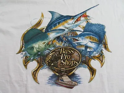 BASS PRO SHOPS Myrtle Beach South Carolina Fishing SS White T Shirt Size XL • $23.99