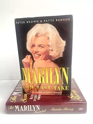 Marilyn Monroe Lot Of 2 H/c Books The Last Take The Marilyn Scandal Free Postage • $39.99