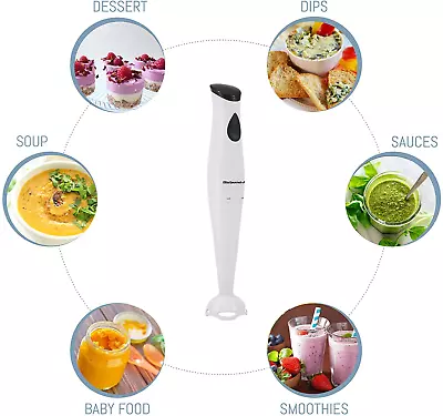 Elite Gourmet Hand Blender Immersion Stick Electric Chopper Emulsion Held Mixer  • $17.64