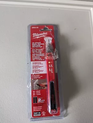 Milwaukee 2203-20 10-1000V Dual Range Voltage Detector - Red • $24