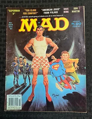 1981 MAD Humor Magazine #226 VG- 3.5 Superman II Parody / Fisherman Collection • $7.25