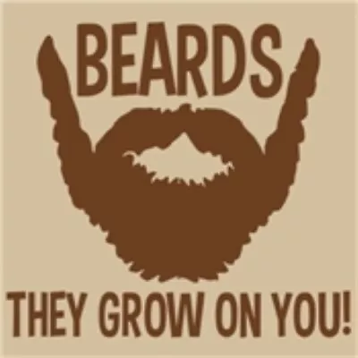 SALE BEARDS They Grow On You! Hair Face Handsome Men Style Mustache MAGNET • $1.98