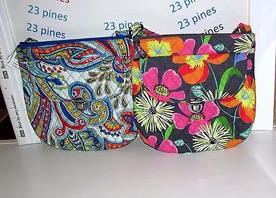 Vera Bradley Choice Of Retired Patterns Pushlock Saddle Hipster  Nwt • $15