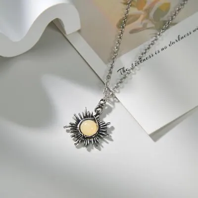 Moon Charm Necklace Bohemian Style Zinc Alloy Fashion Jewelry Wear For Women NEW • $6.95