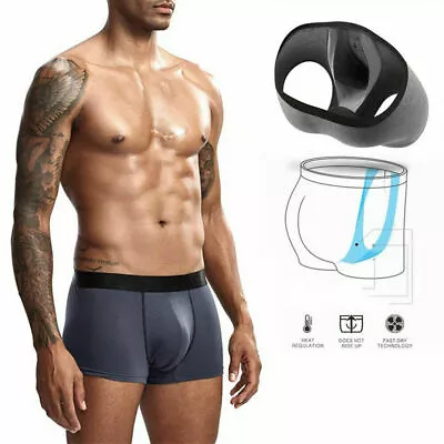 4 Pack- Mens Jockmail Boxer Trunks Sexy U Pouch Shorts Underwear. Ships From USA • $8.99