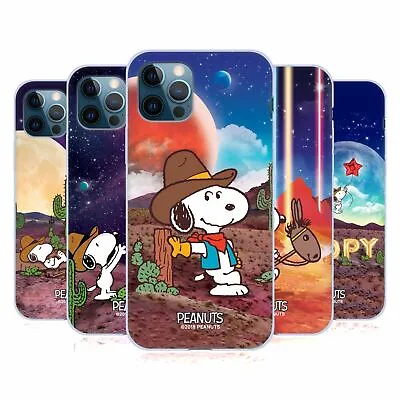 OFFICIAL PEANUTS SNOOPY SPACE COWBOY GEL CASE FOR APPLE IPHONE PHONES • $19.95
