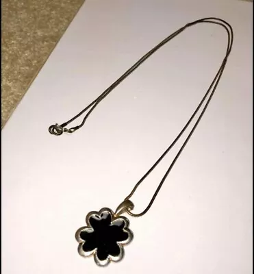 H&M Black Gold Four Leaf Clover Necklace St Patrick’s Day St Patricks Day • $6.99