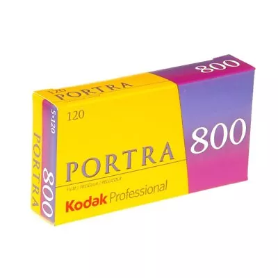 Kodak Professional Portra 800 Color Negative Film (120 Roll Film 5 Pack) • $89