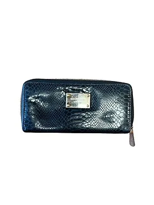 MICHAEL KORS Wallet Python Jet Set Travel Continental Zip Around Wallet • $24.97