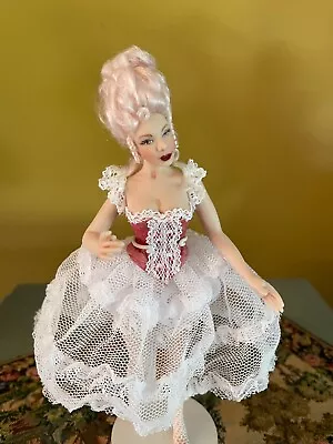 Sweet Artisan Miniature Dollhouse French Georgian Lady Doll • $160.50