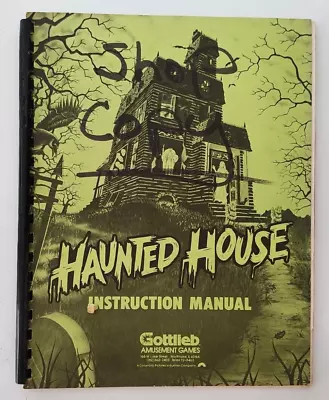 HAUNTED HOUSE Pinball Manual • $49