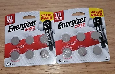Energizer 2032 Coin Lithium Battery Pack Of 12 Long Expiry 09/2033 FREE POST • $21.95